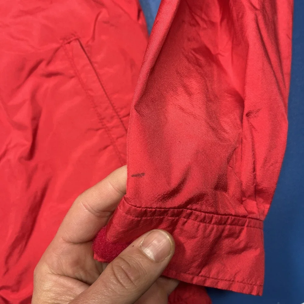 VINTAGE THE NORTH FACE EXTREME MENS JACKET LARGE RED FULL ZIP 80s‎ USA